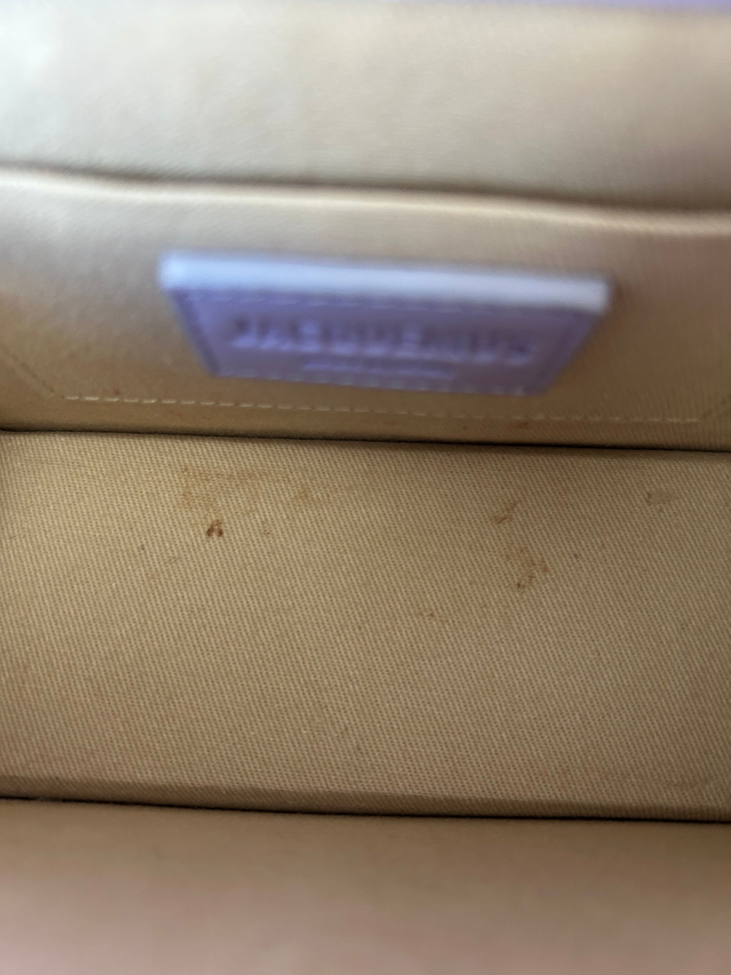 Jacquemus Purple Leather Le Chiquito Noeud Bag