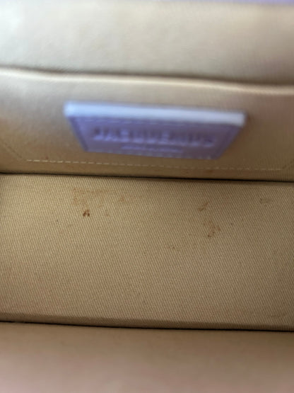Jacquemus Purple Leather Le Chiquito Noeud Bag