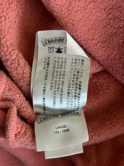 Chrome Hearts Drake Red Certified Cross Logo Hoodie