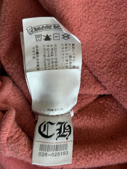 Chrome Hearts Drake Red Certified Cross Logo Hoodie