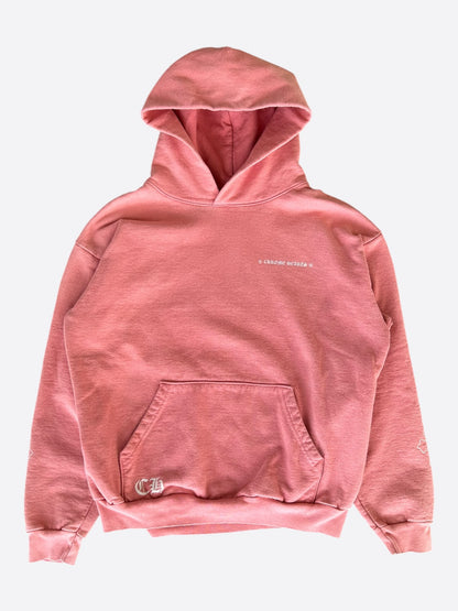 Chrome Hearts Drake Red Certified Cross Logo Hoodie