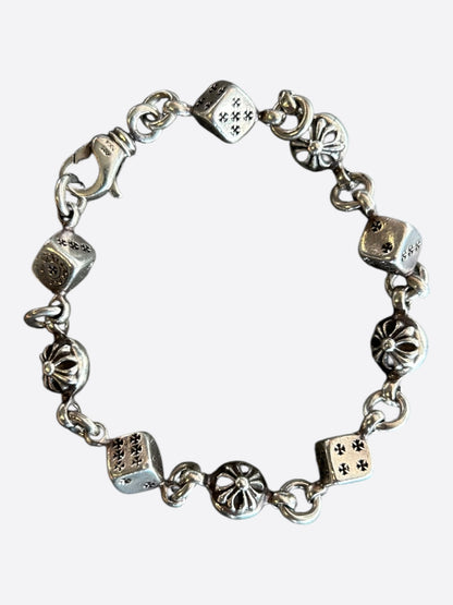 Chrome Hearts Silver Dice Bracelet
