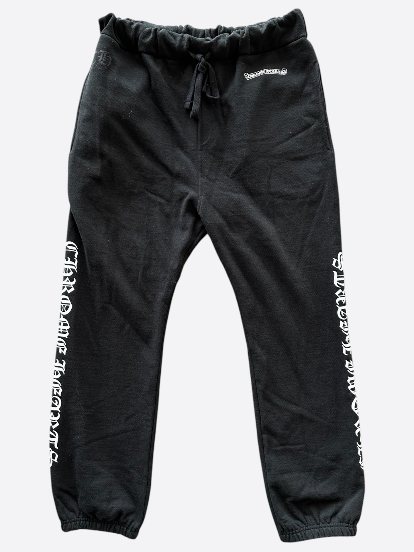 Chrome Hearts Black & White Logo Sweatpants