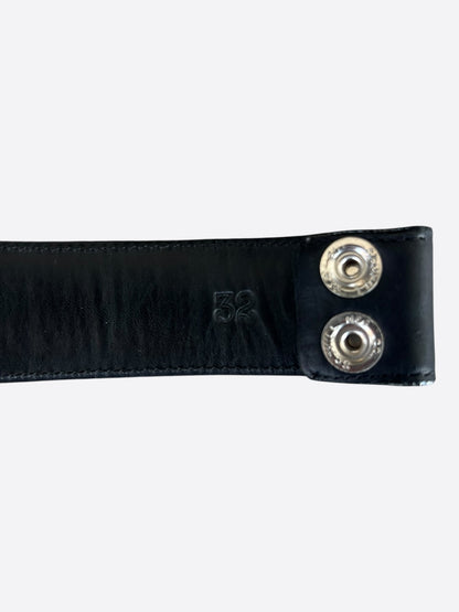 Chrome Hearts Black Cross Patch Belt