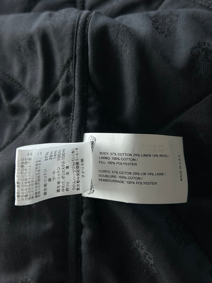 Chrome Hearts Grey Quilted Button Up Jacket