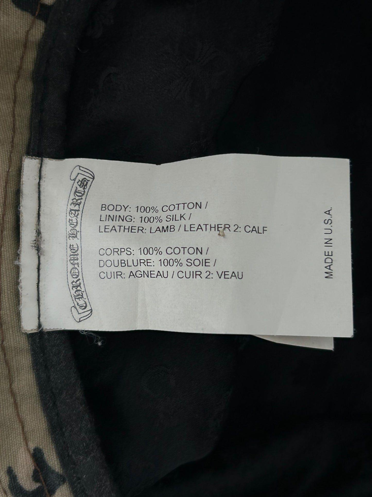 Chrome Hearts Matty Boy Camouflage Sex Records Bucket Hat