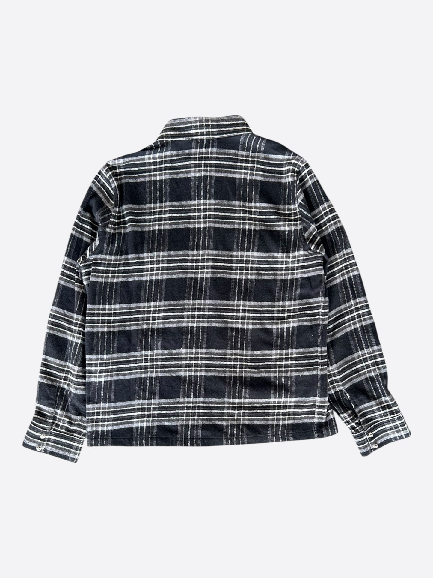 Chrome Hearts Black & Grey Plaid Jacket