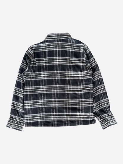 Chrome Hearts Black & Grey Plaid Jacket