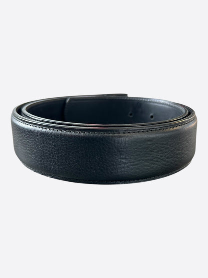 Chrome Hearts Black Leather Belt