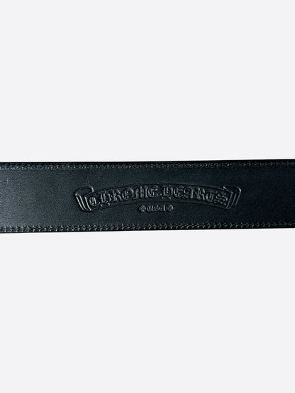 Chrome Hearts Black & Rhoduim Cemetery Belt