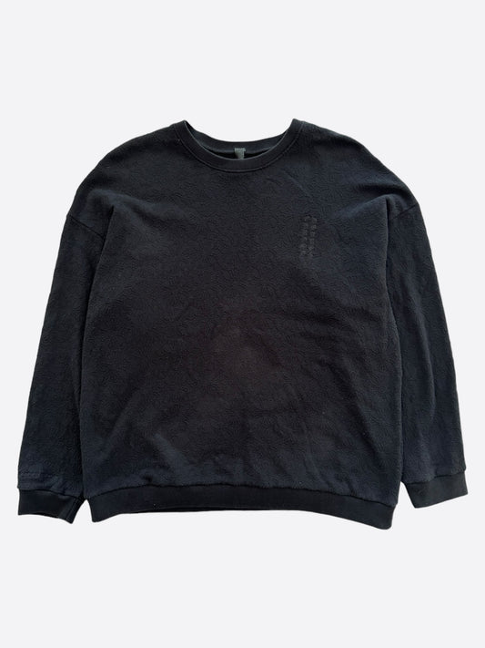 Chrome Hearts Black Cross Jacquard Embroidered Sweater