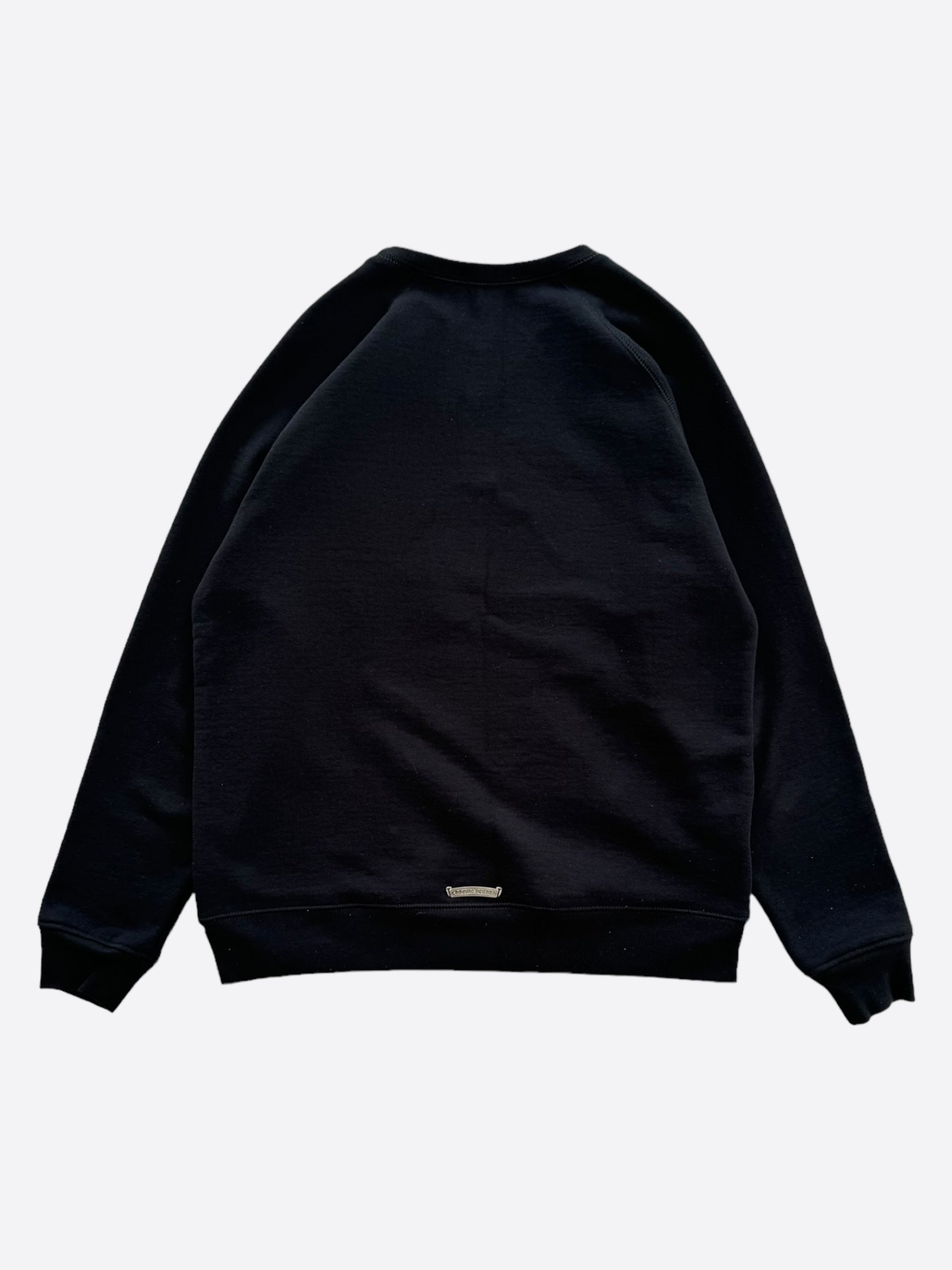 Chrome Hearts Black & White Triple Cross Embroidered Sweater