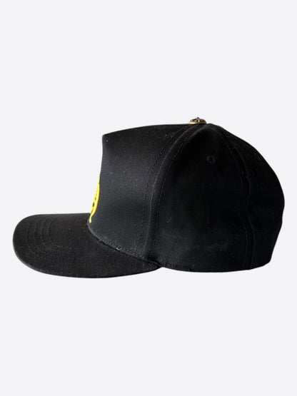 Chrome Hearts Black & Gold CH Logo Hat