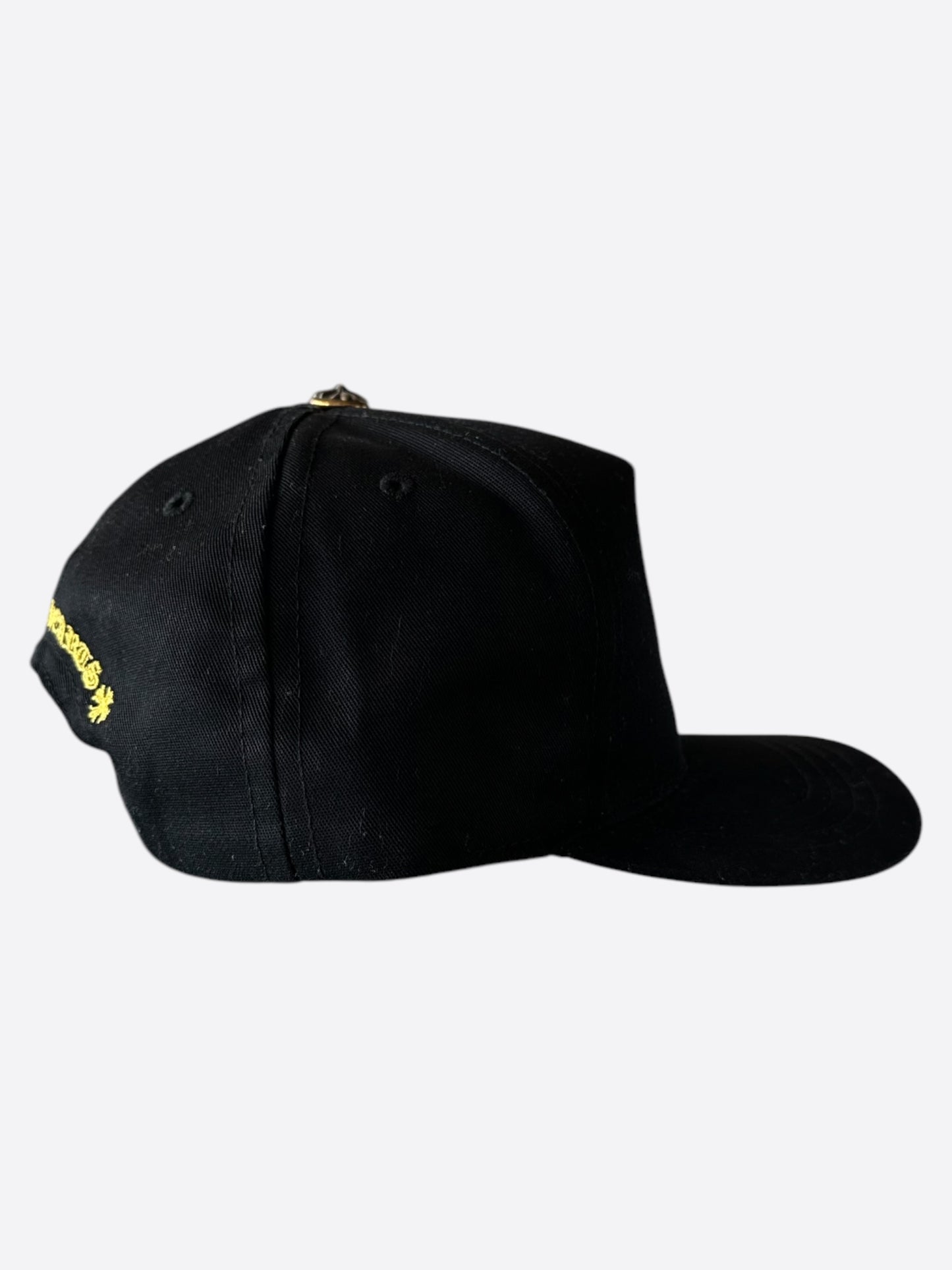 Chrome Hearts Black & Gold CH Logo Hat