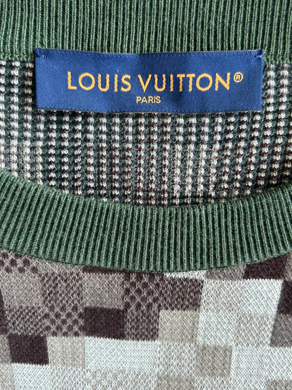 Louis Vuitton Green Damoflage LVers Sweater