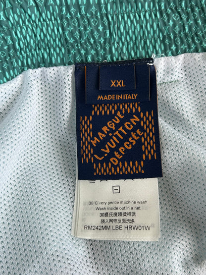 Louis Vuitton Green Damier Swimshorts