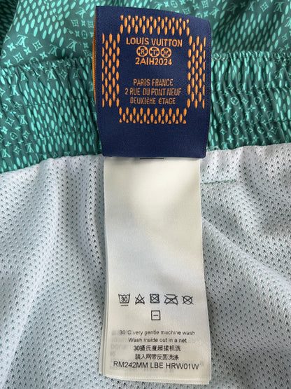 Louis Vuitton Green Damier Swimshorts