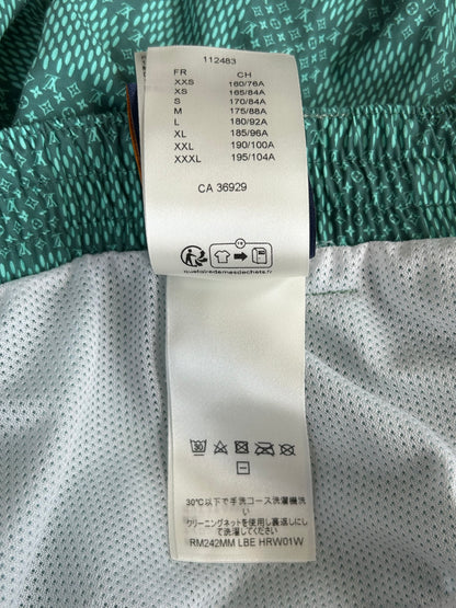 Louis Vuitton Green Damier Swimshorts