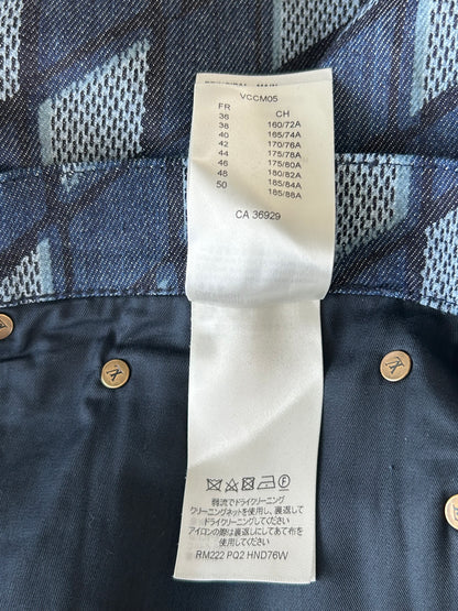 Louis Vuitton Blue Checkered Jeans