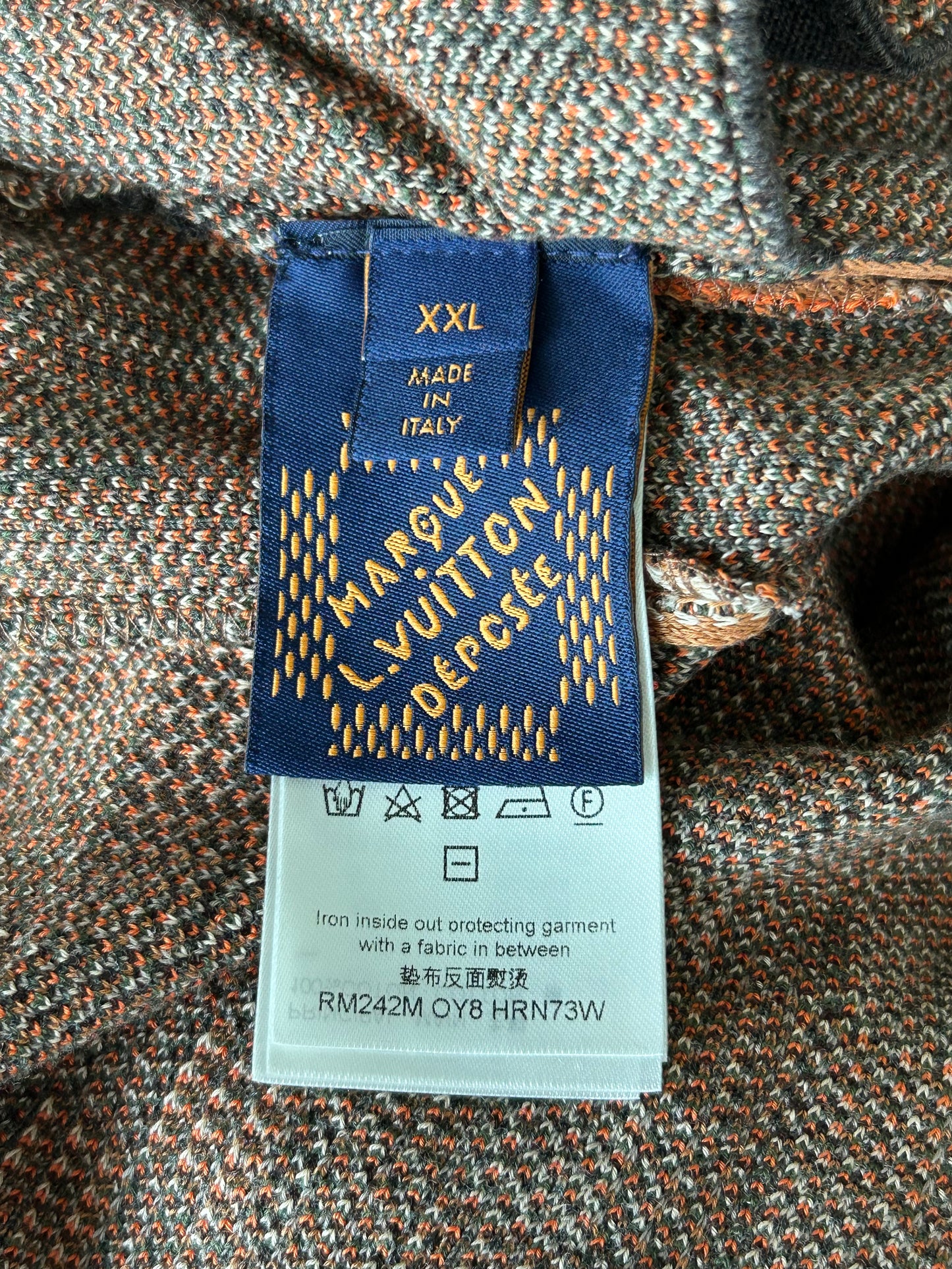 Louis Vuitton Orange Damoflage Shorts
