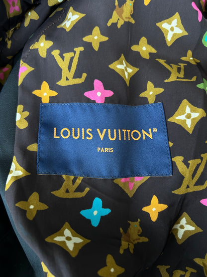 Louis Vuitton Tyler The Creator Navy & Multicolor Monogram Aviator Jacket