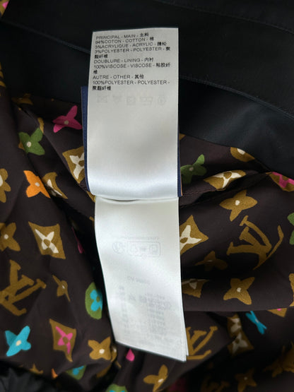 Louis Vuitton Tyler The Creator Navy & Multicolor Monogram Aviator Jacket