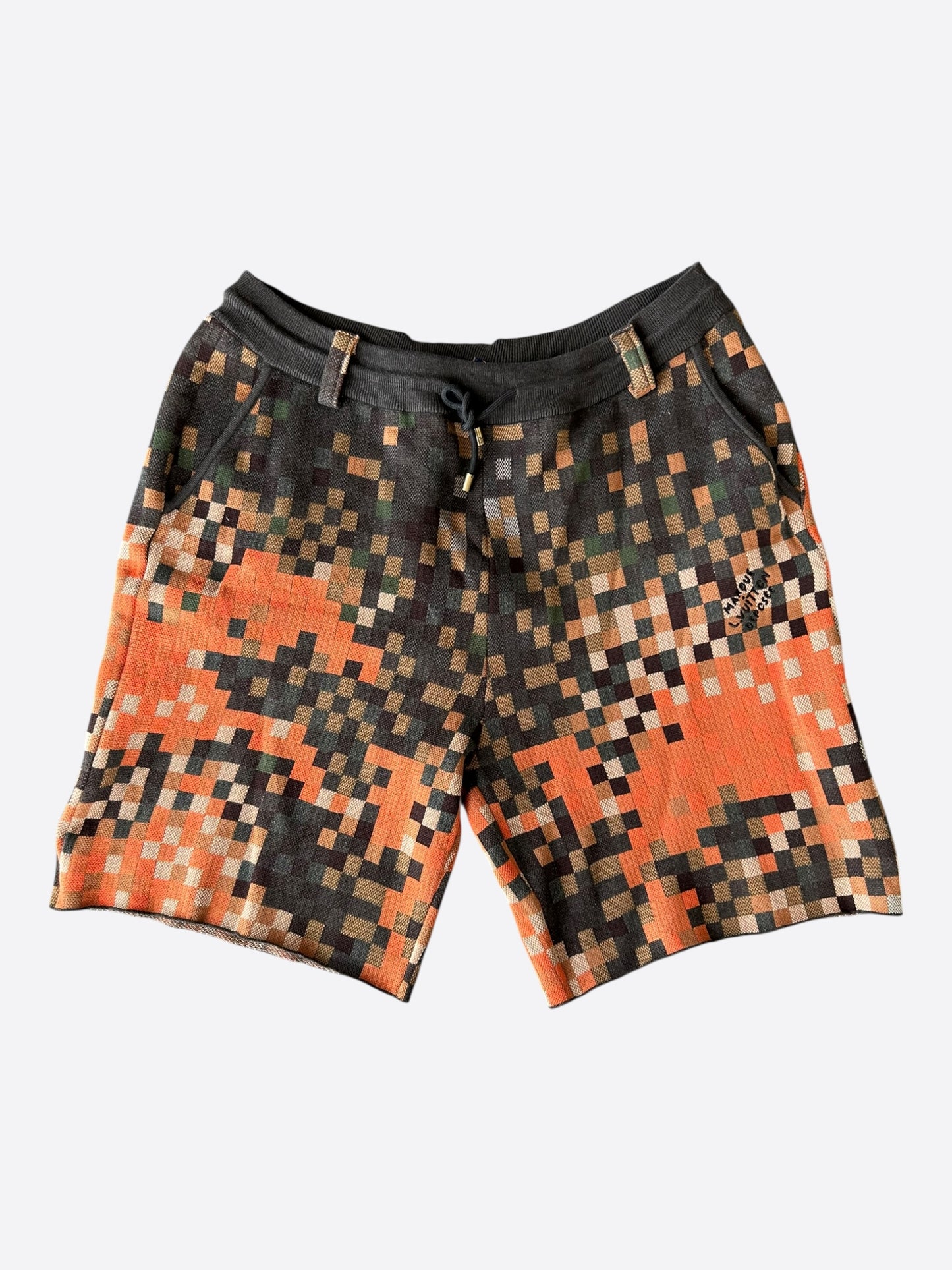 Louis Vuitton Orange Damoflage Shorts