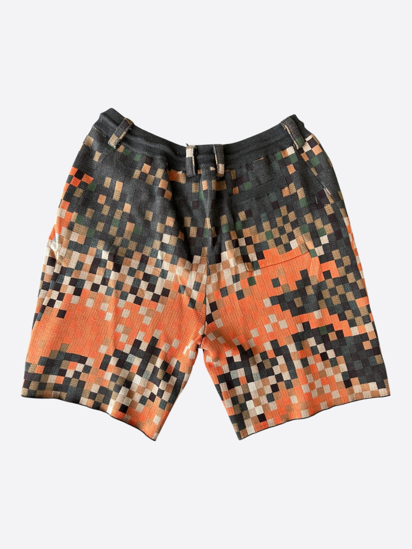 Louis Vuitton Orange Damoflage Shorts