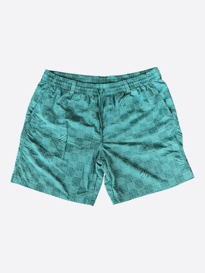 Louis Vuitton Green Damier Swimshorts