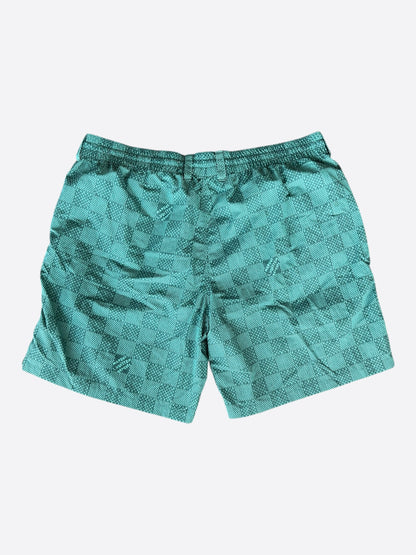 Louis Vuitton Green Damier Swimshorts