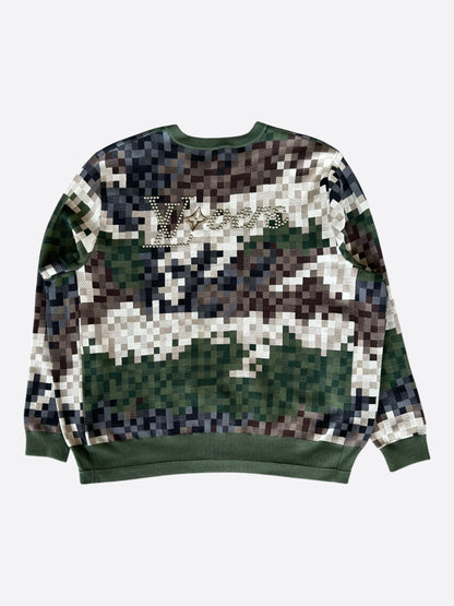 Louis Vuitton Green Damoflage LVers Sweater
