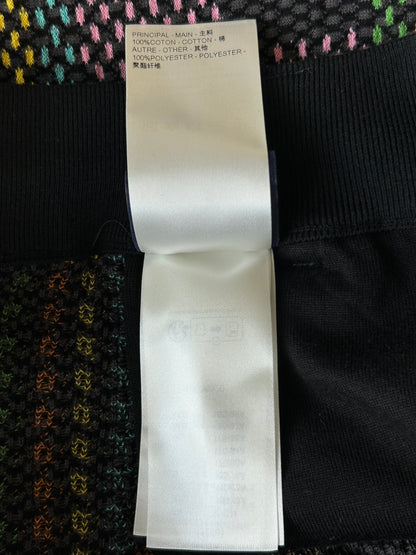 Louis Vuitton Black & Multicolor Damier Knit Shorts