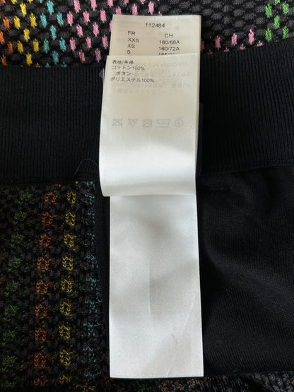 Louis Vuitton Black & Multicolor Damier Knit Shorts