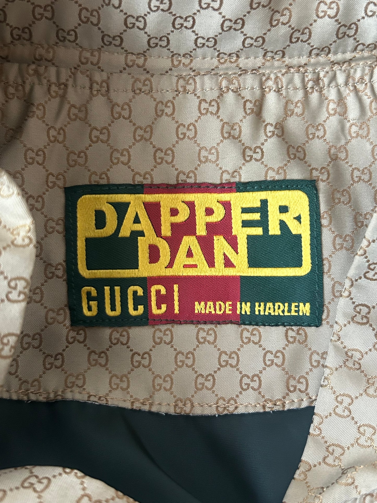 Gucci Dapper Dan Beige GG Monogram Jacket