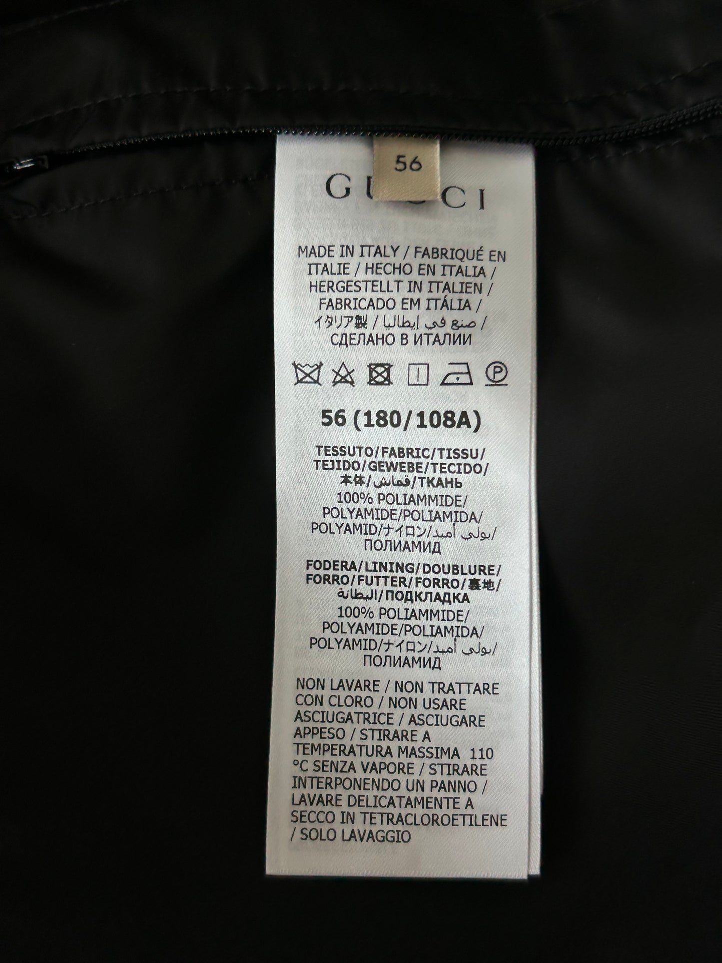 Gucci Black & Multicolor GG Kaleidoscope Jacket
