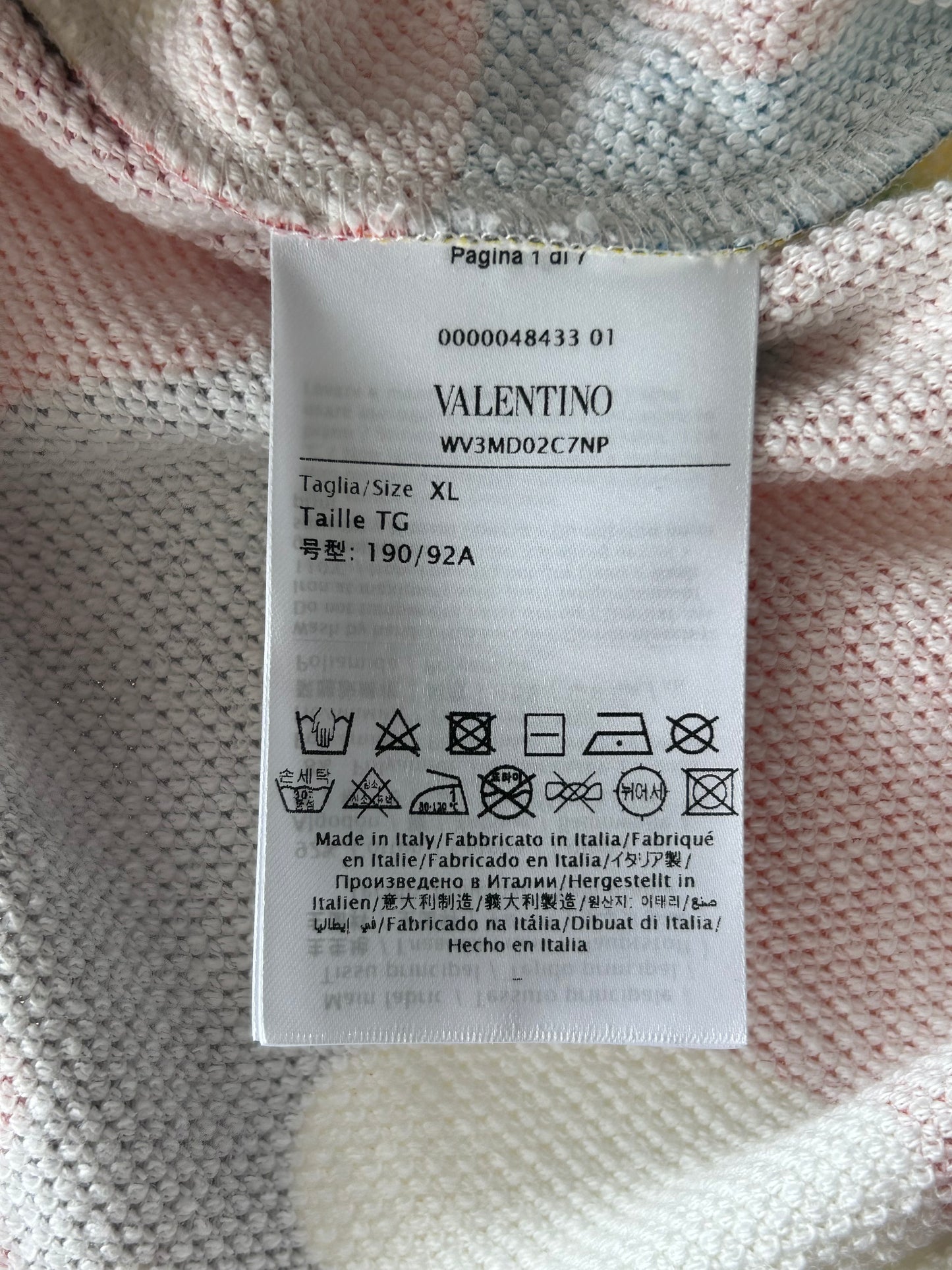 Valentino White & Camouflage Logo Shorts