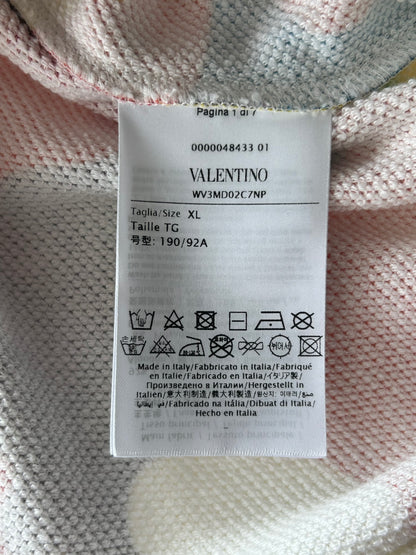 Valentino White & Camouflage Logo Shorts