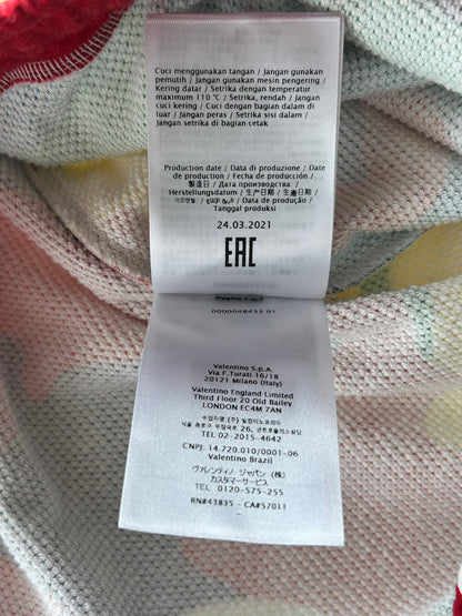 Valentino White & Camouflage Logo Shorts