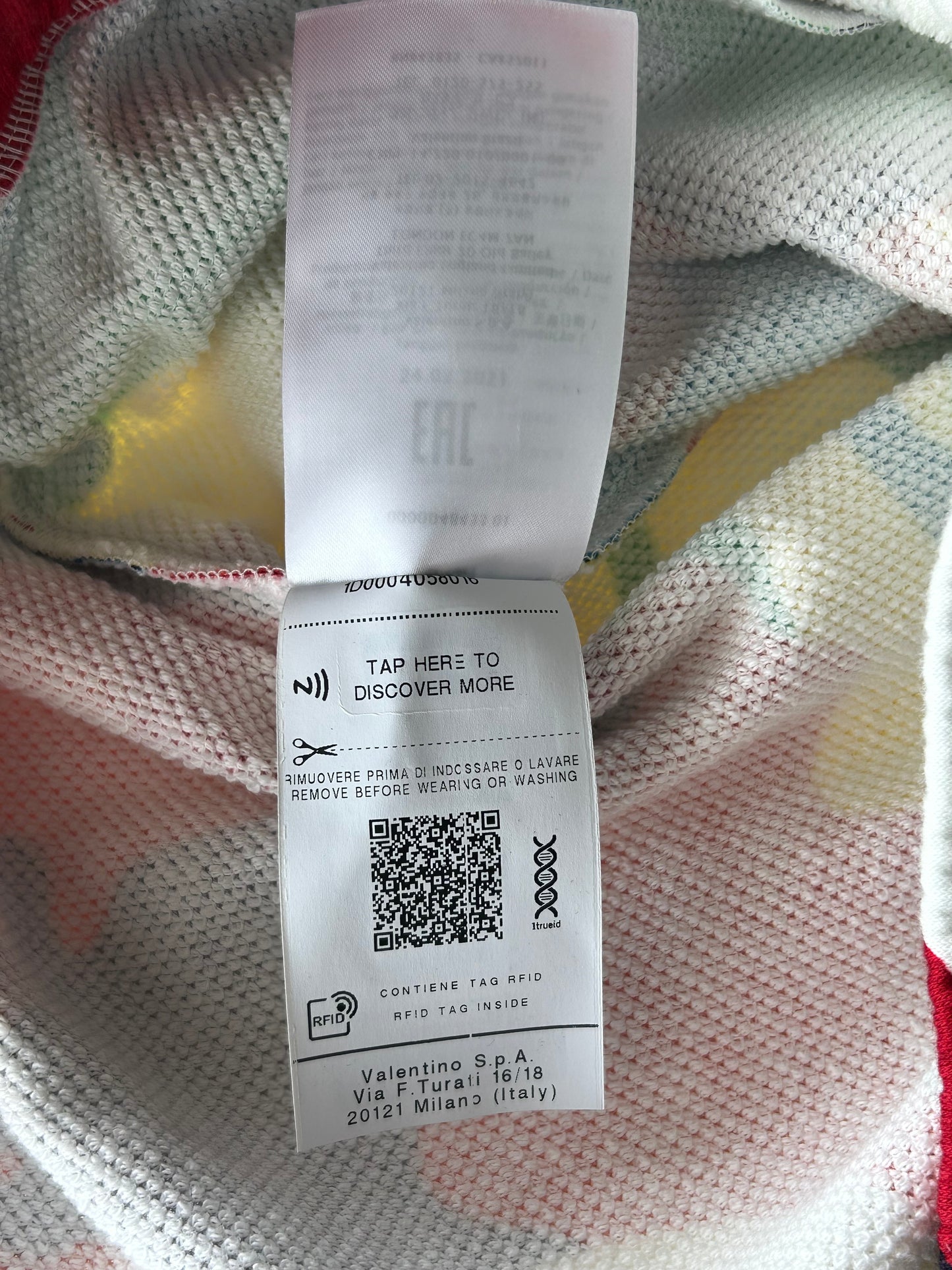 Valentino White & Camouflage Logo Shorts