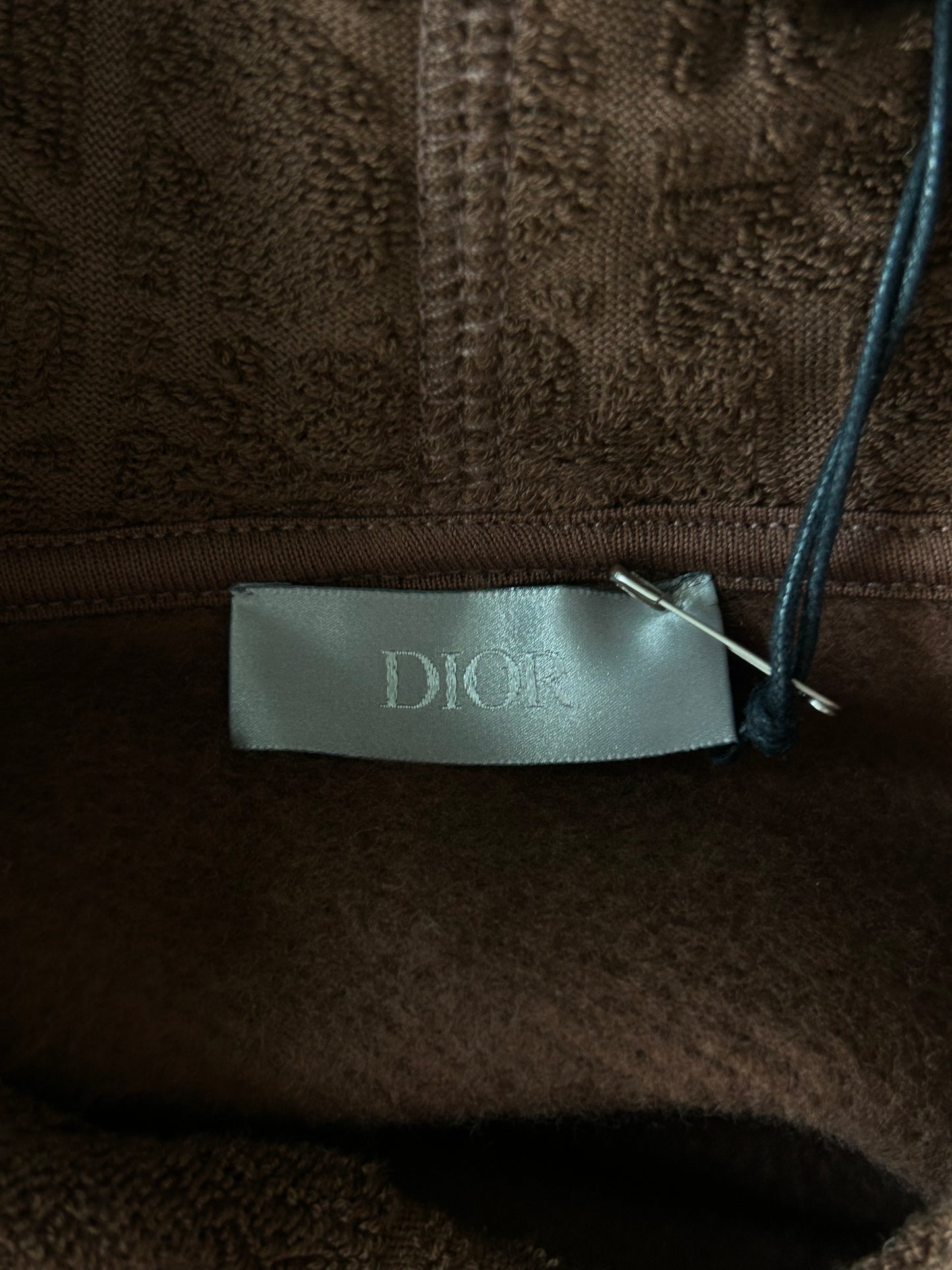Dior Brown Oblique Towel Hoodie