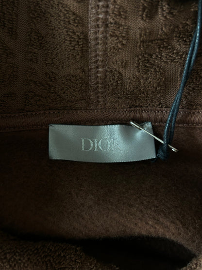 Dior Brown Oblique Towel Hoodie