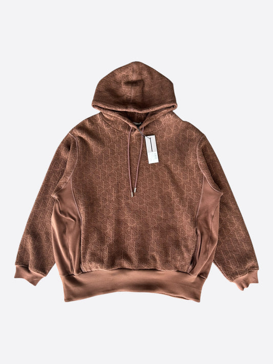 Dior Brown Oblique Towel Hoodie