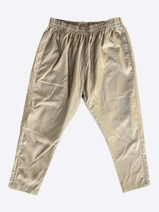 Gucci Beige & Brown GG Monogram Trackpants