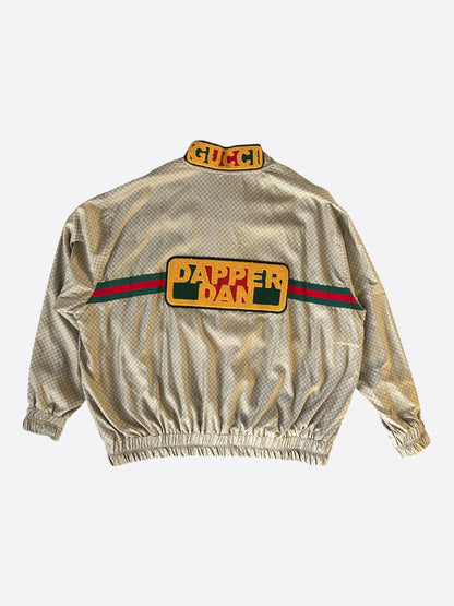Gucci Dapper Dan Beige GG Monogram Jacket