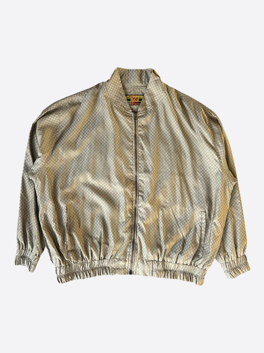 Gucci Dapper Dan Beige GG Monogram Jacket