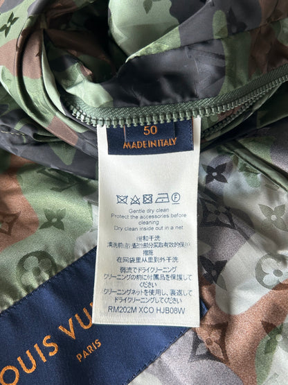 Louis Vuitton Green Camouflage Monogram Windbreaker