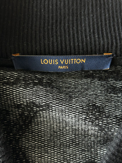 Louis Vuitton Black & White Cartoon Logo Bomber Jacket