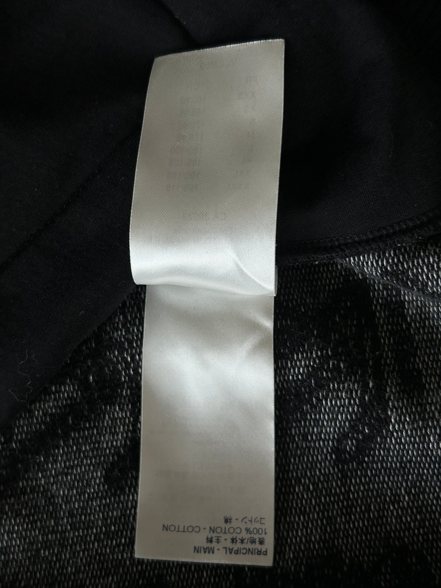 Louis Vuitton Black & White Cartoon Logo Bomber Jacket