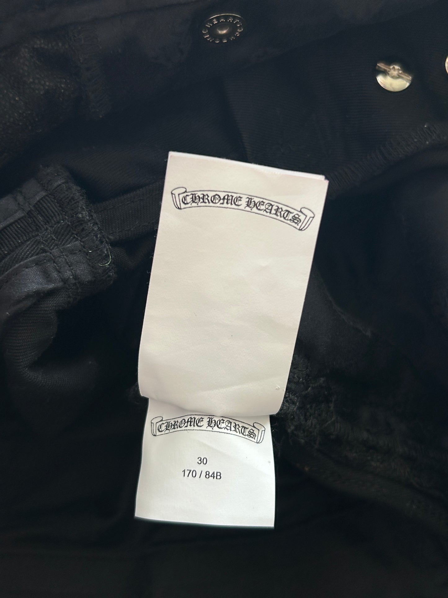 Chrome Hearts Black Camouflage Cross Patch Chino Pants