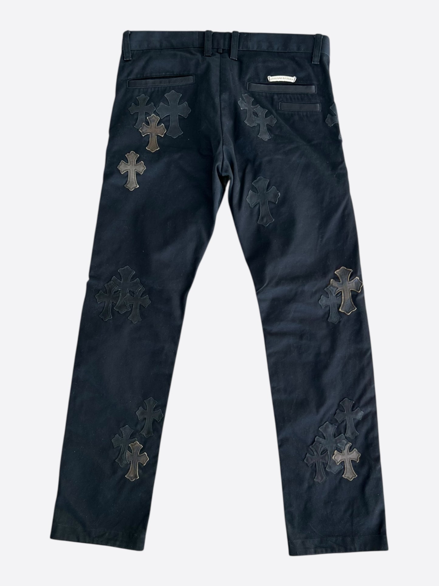 Chrome Hearts Black Camouflage Cross Patch Chino Pants
